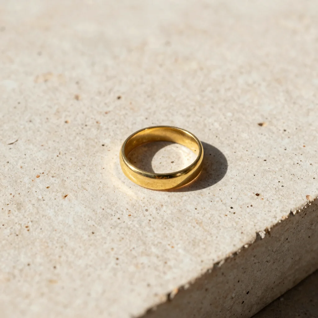 Anillo Abierto Alba en Oro
