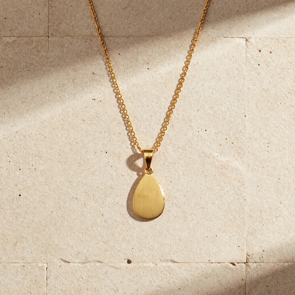 Collar Medalla Sol de Oro