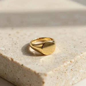 Anillo Sello Liso Lumina